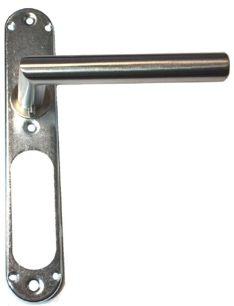 Ensemble sur plaque angles vif Vallon sur rosace ressort 38/50 BLINDOMAX Inox 304 - 938