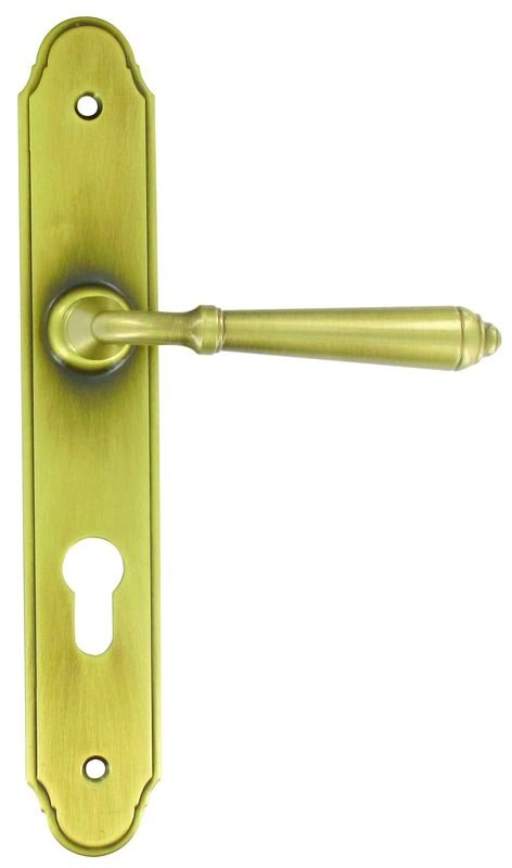 Ensemble de porte Namur Cylindre BOUVET Laiton patiné - 47047