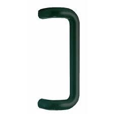 Poignée de porte coudée STG87 NORMBAU entraxe 300 mm filetée - Noir 16 - 443320NOIR 