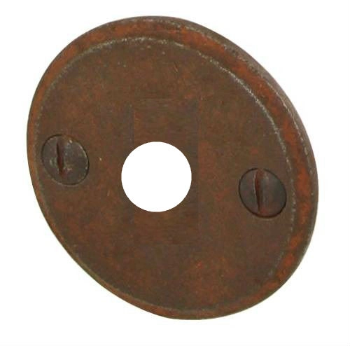 Entrée de porte Ø 43 mm BRIONNE Fer rouillé - Bec de cane - 1050710RO