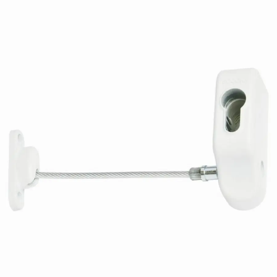 Entrebâilleur de fenêtre à câble H6S SOCONA - Epoxy blanc - H6S