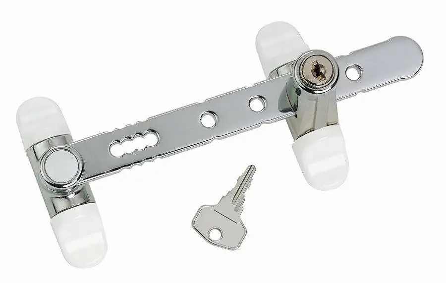 Entrebâilleur à clé Airlock L1C SOCONA - Chromé - L1C