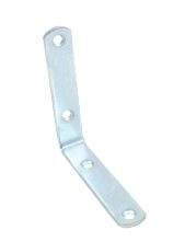 Équerre de chaise zinguée EN 100 18X3