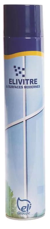 Nettoyant ELIDIS Elivitre - vitres et surfaces - Aérosol de 750 ml - SOLVIT001