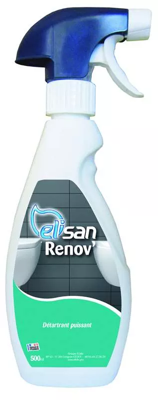Détartrant puissant ELIDIS Elisan Renov - Pulvérisateur 750 ml - SANREN500