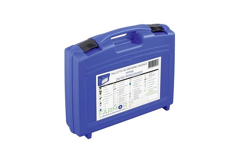 Mallette de première urgence FARMOR type "PPMS" - 20-30 personnes - VAL4048PP -