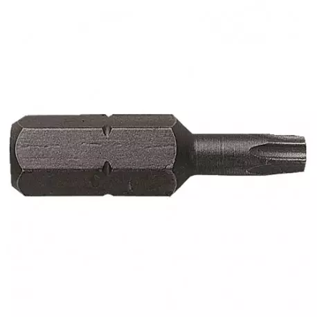 Embout de vissage série 1/4" 25 mm - Torx T10 - Percé - LEMAN - 51505TR