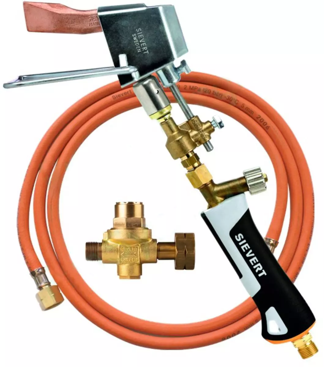 Ensemble Fer à souder S100 Pro 86 avec panne cuivre 300 gr + 4 m de tuyau et détendeur 2 bar - VIRAX - SI219745