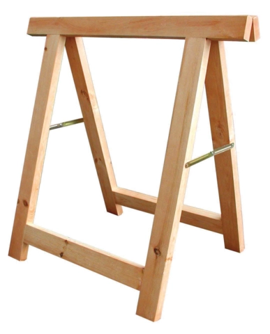 Tréteau bois dur en hêtre massif CATUSSE - Hauteur 800 - Section 40x23 - 