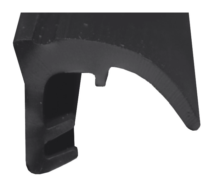 Joint bas pour coulissants KISO - rainure 3mm - 16M - M2586 Noir