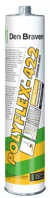 Mastic colle polyuréthane à bas module - Polyflex® 422 - cartouche - Gris - DEN BRAVEN - 31000125