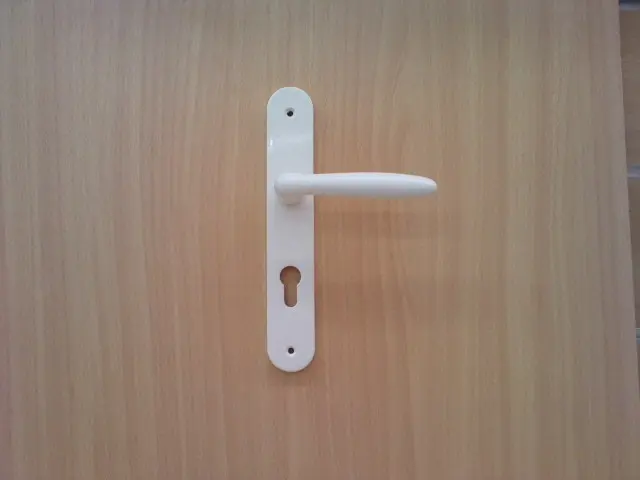 Ensemble de porte VERONA Alu Laqué Blanc