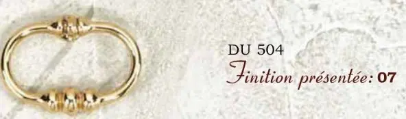 Anneau rustique DU 504 Laiton Poli-[Modèle:DU 504/67 LAITON POLI]
