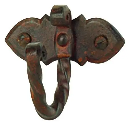 Crochet   44x40  Réf  20901-[Finition:Fer rouillé]