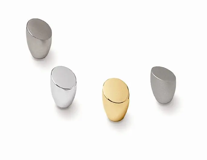 Bouton Zamak  D.20 8790-[Finition:Nickelé brossé]