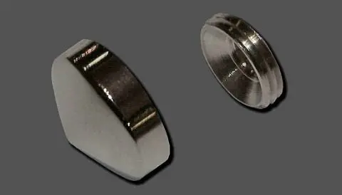 Cache vis N.110 Laiton Poli ou Chromé-[Modèle:22mm laiton chromé]