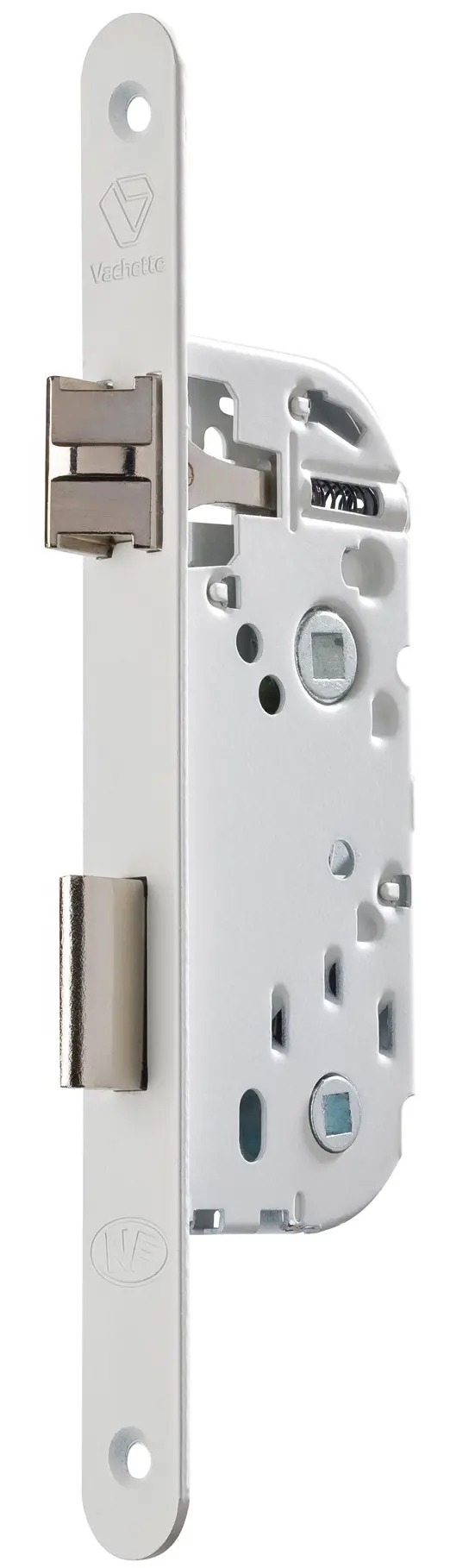 Serrure à larder  monopoint D23 Condamnation Vachette-[Finition:Blanche]