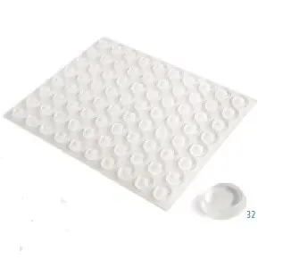 Butées adhésives transparentes D.13mm