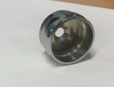 Piton d'embrasure laiton chromé