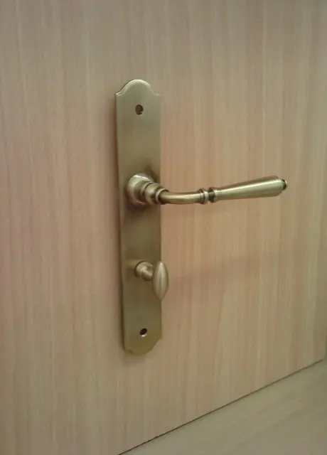 Ensemble de porte FRANCE Laiton satiné