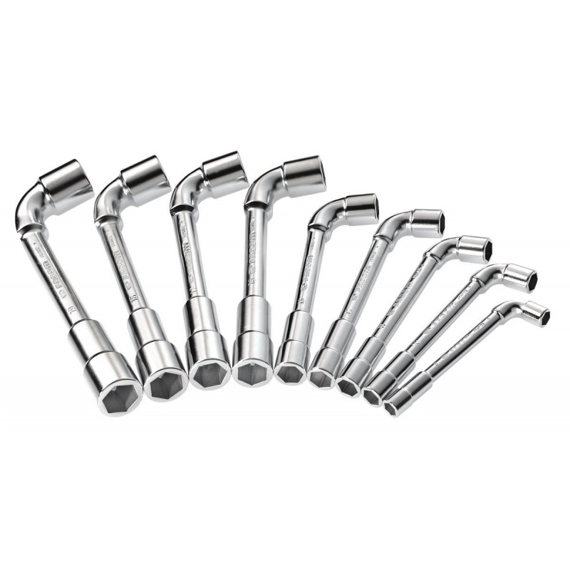 Jeu de 9 clés à pipe débouchées - FACOM - 75.J9PB