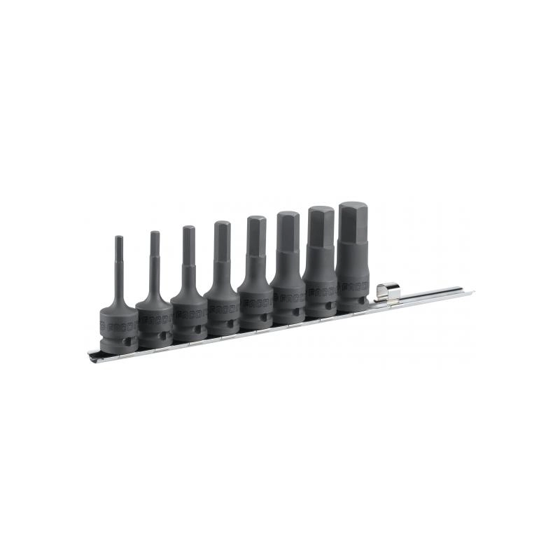 Jeu de 8 douilles impact tournevis 1/2" 5-19 mm FACOM - NSHM.J8