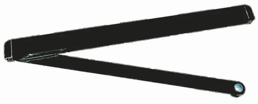 Bras à coulisse pour TS 71/ 72/ 73/ 83 DORMAKABA - Noir - 22002619 