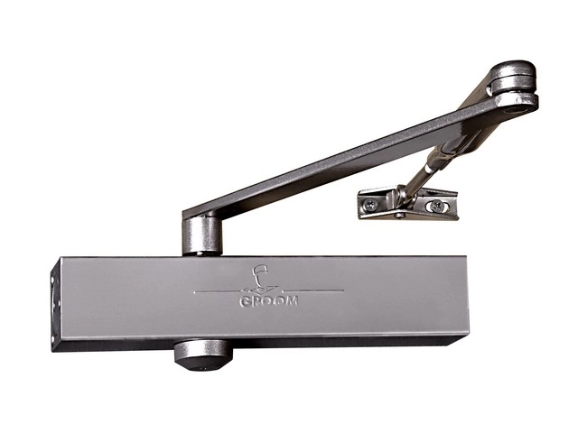 Ferme-porte GR150 bras standard blanc force 2/4 - GROOM - 150117
