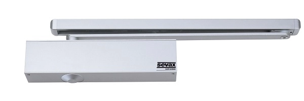 Ferme-porte à came - Bras à glissière F2 à 5 Argent SEVAX - ESV7193