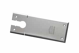 Plaque de recouvrement standard 285x105 mm SEVAX acier inox brossé - SN313925