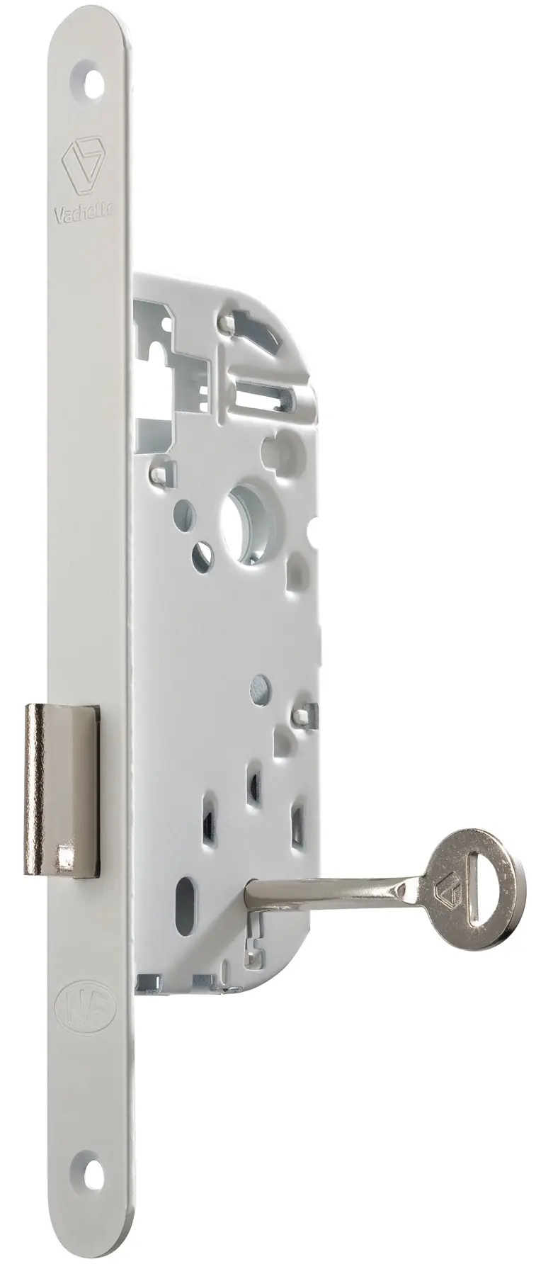 Serrure à larder  monopoint D24 Clé seule Vachette