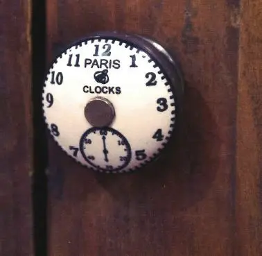 Bouton porcelaine PARIS CLOCKS   E540