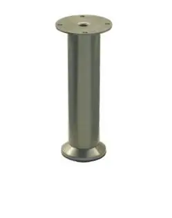Pied de meuble rond finition inox-[Hauteur:200mm]