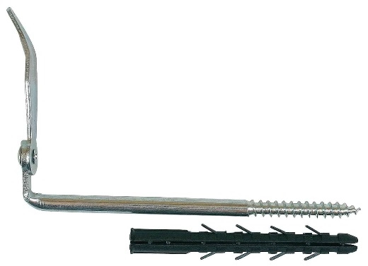 Arrêt de volet 0/5 ING FIXATION isolation extérieure - arrêt 130 mm Noir - A070070