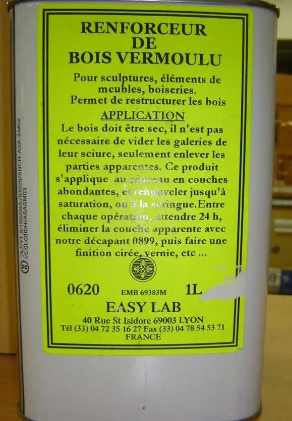 Renforceur de bois Vermoulu Ref  0620