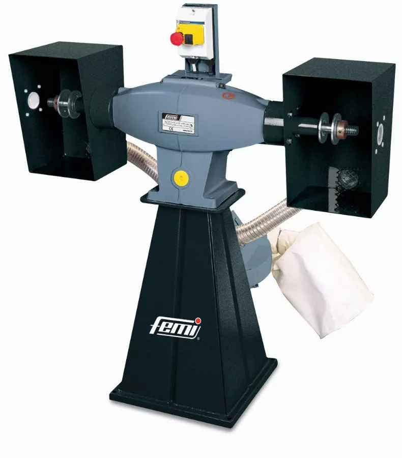 Touret à polir 2200 W FEMI - double brosse - gamme industrielle écologique - 203