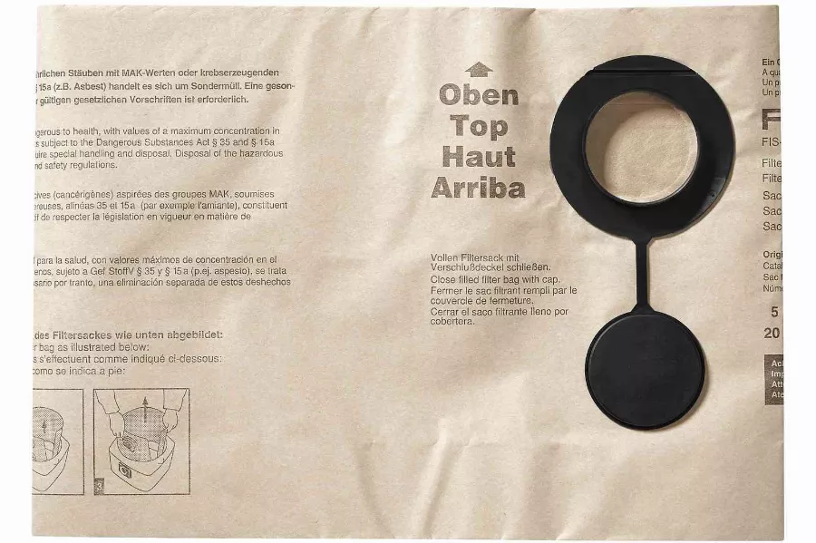 Sacs filtre double paroi FIS-SR 5/6 FESTOOL - 5 pièces - 483143