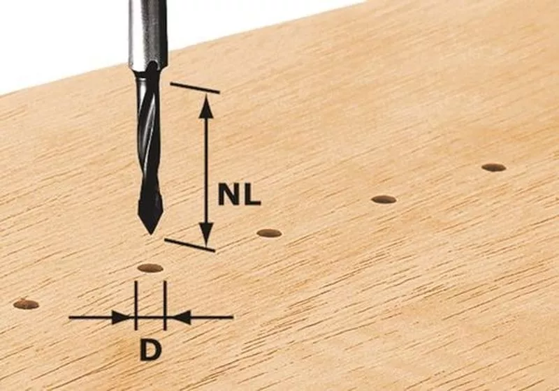 Foret de perçage HW avec queue de 8mm FESTOOL HW S8 D5/30 - 491064