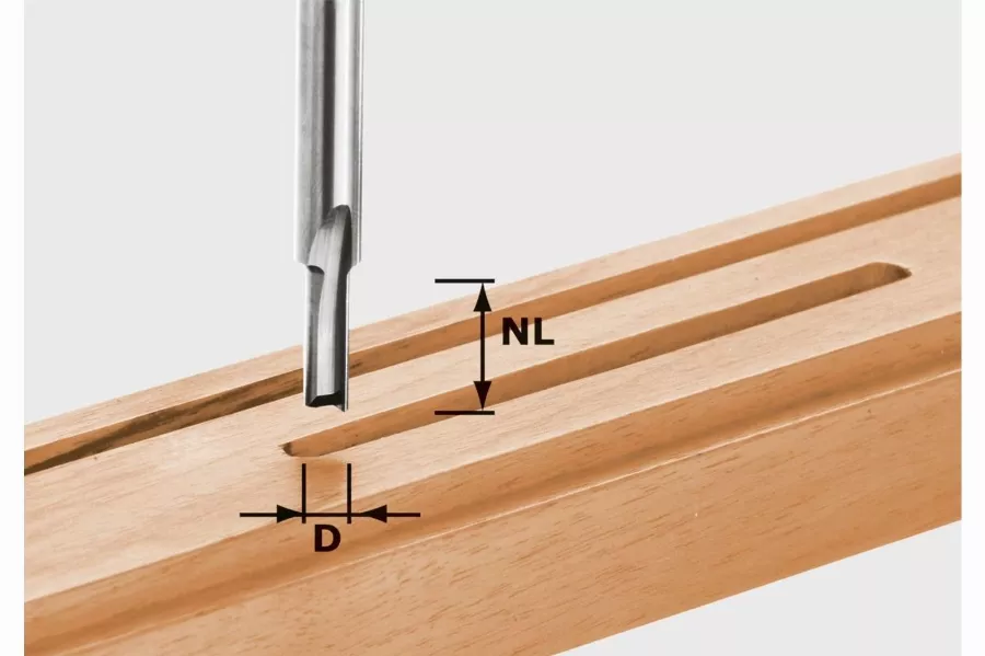 Fraise à rainurer avec queue de 8mm FESTOOL HW S8 D8/30 - 491647 