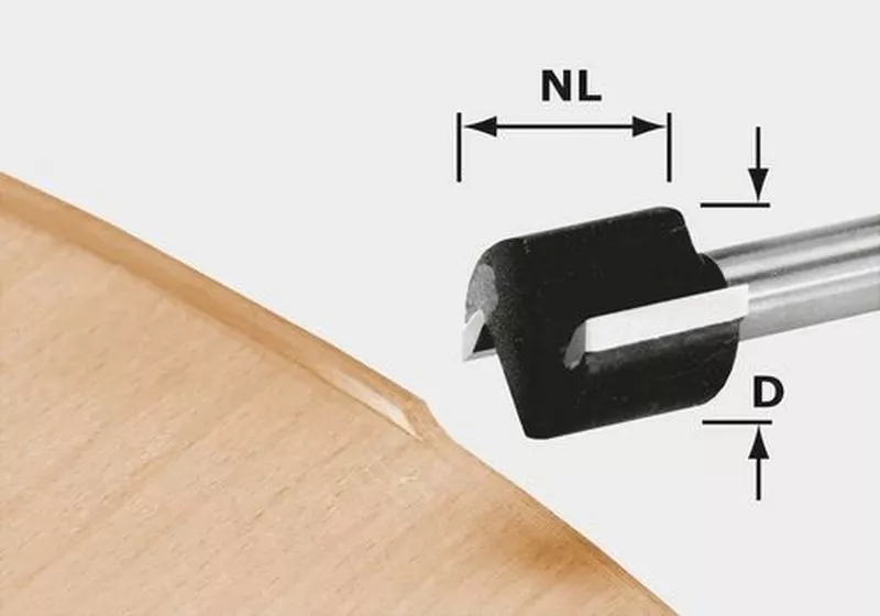 Fraise à affleurer HW FESTOOL HW D 19/15 S8 OFK 700 - 491666