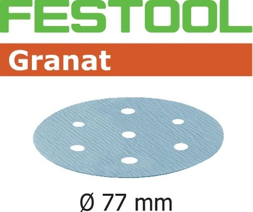 Abrasifs FESTOOL STF D77/6 P80 GR - Boite de 50 - 497405