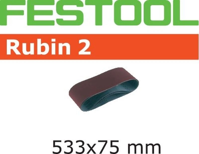 Bande abrasive FESTOOL L533X 75-P120 RU2/10 - 499159