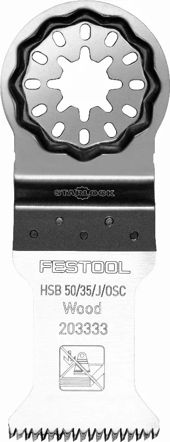 Lame de scie pour bois HSB FESTOOL 50/35/J/OSC/5 - Pour OSC 18 - 203333