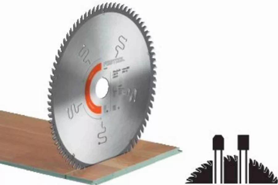 Lame de scie denture fine 254x2.4x30 FESTOOL TF80L dents pour TKS 80 - 575977