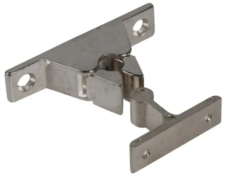 Arrêt de porte clips à visser Réf 261-[Finition:Chromé]