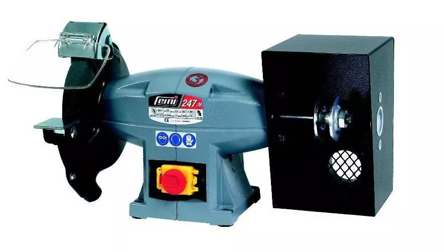 Touret combiné FEMI 163/M EVO - 2200 W Triphasé - Ø 300x40x30 mm - Avec meule, sans brosse - 8028731