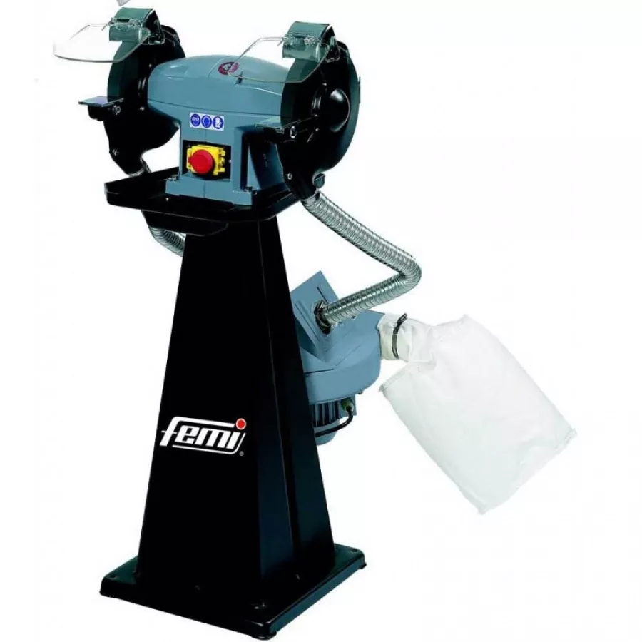Touret FEMI 196/M - 450 W Triphasé - Ø 150x25x16 mm - Meule comprise - 8005132