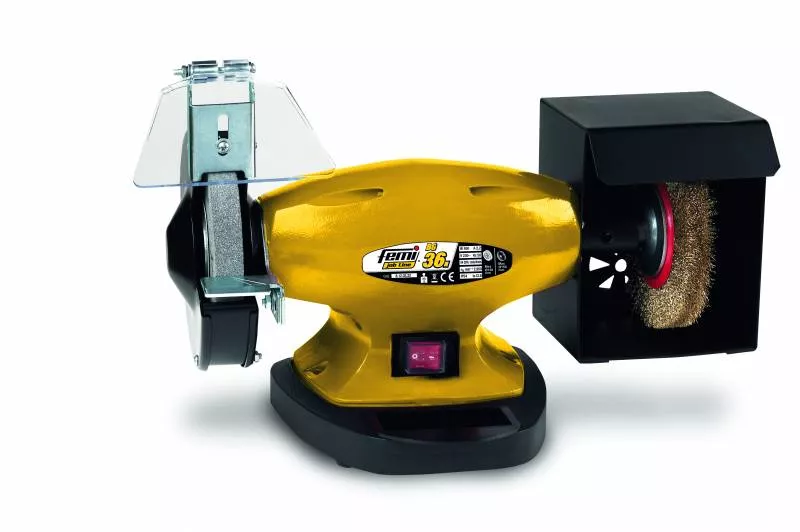 Touret polisseuse meule/brosse Ø150 mm monophasé 450 W BG36N FEMI - 8120322