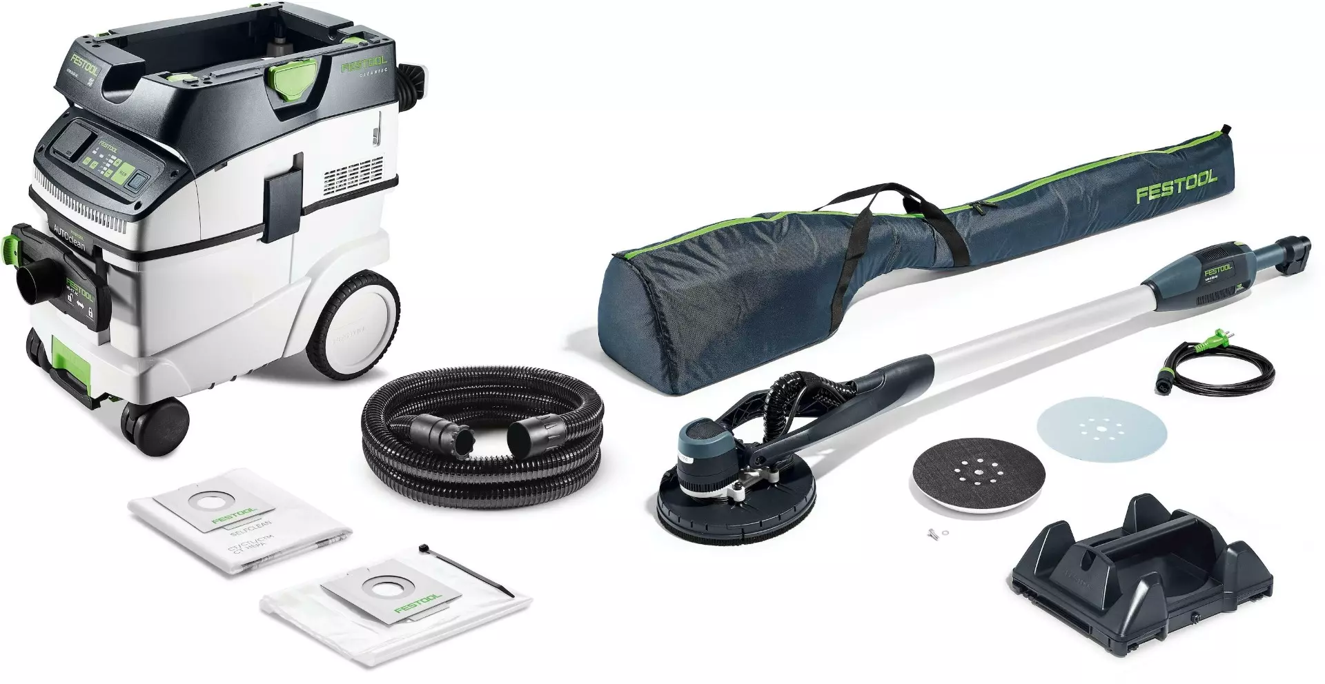 Kit ponceuse à bras et aspirateur  LHS-E 225 / CTM 36 Ponceuse et aspirateur PLANEX 'easy' à col long - FESTOOL - 578418