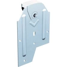 Paire de monture galet Delrin flasque acier 250A MANTION SA - Fer 50x10 mm - Capacité porte 250Kg - 250A